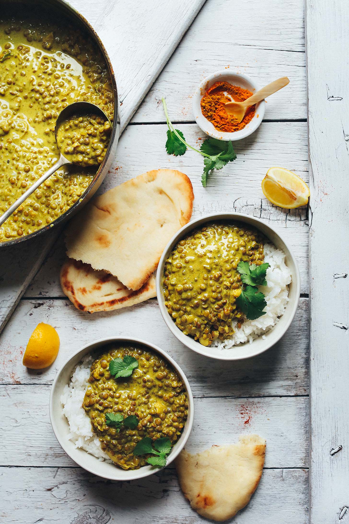 Easy One-Pot Vegan Green Lentil Curry: Ready in Under an Hour